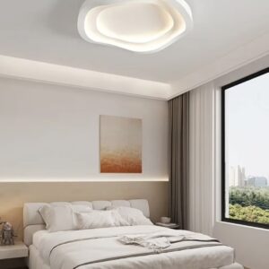 Nowoczesna biała lampa sufitowa LED Harmony