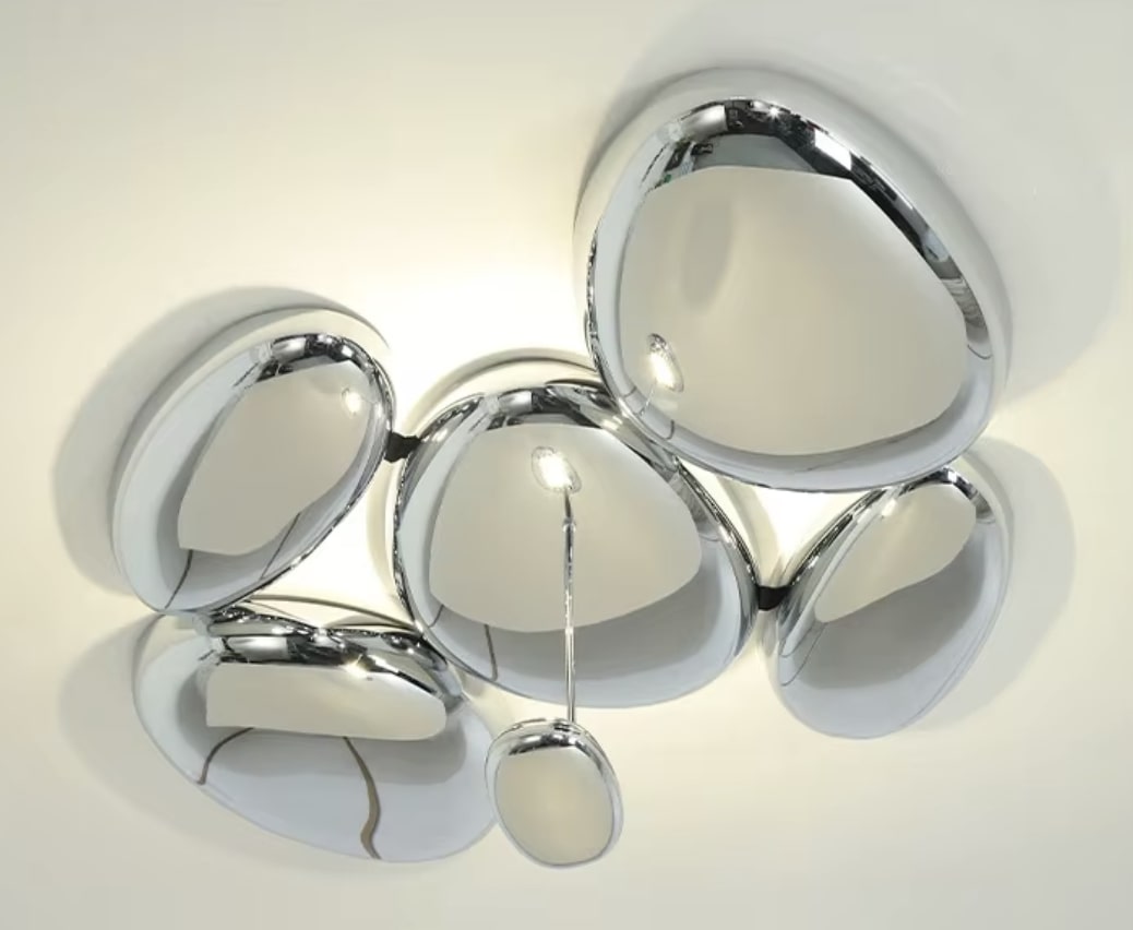 nowoczesna lampa sufitowa chromatic pebbles