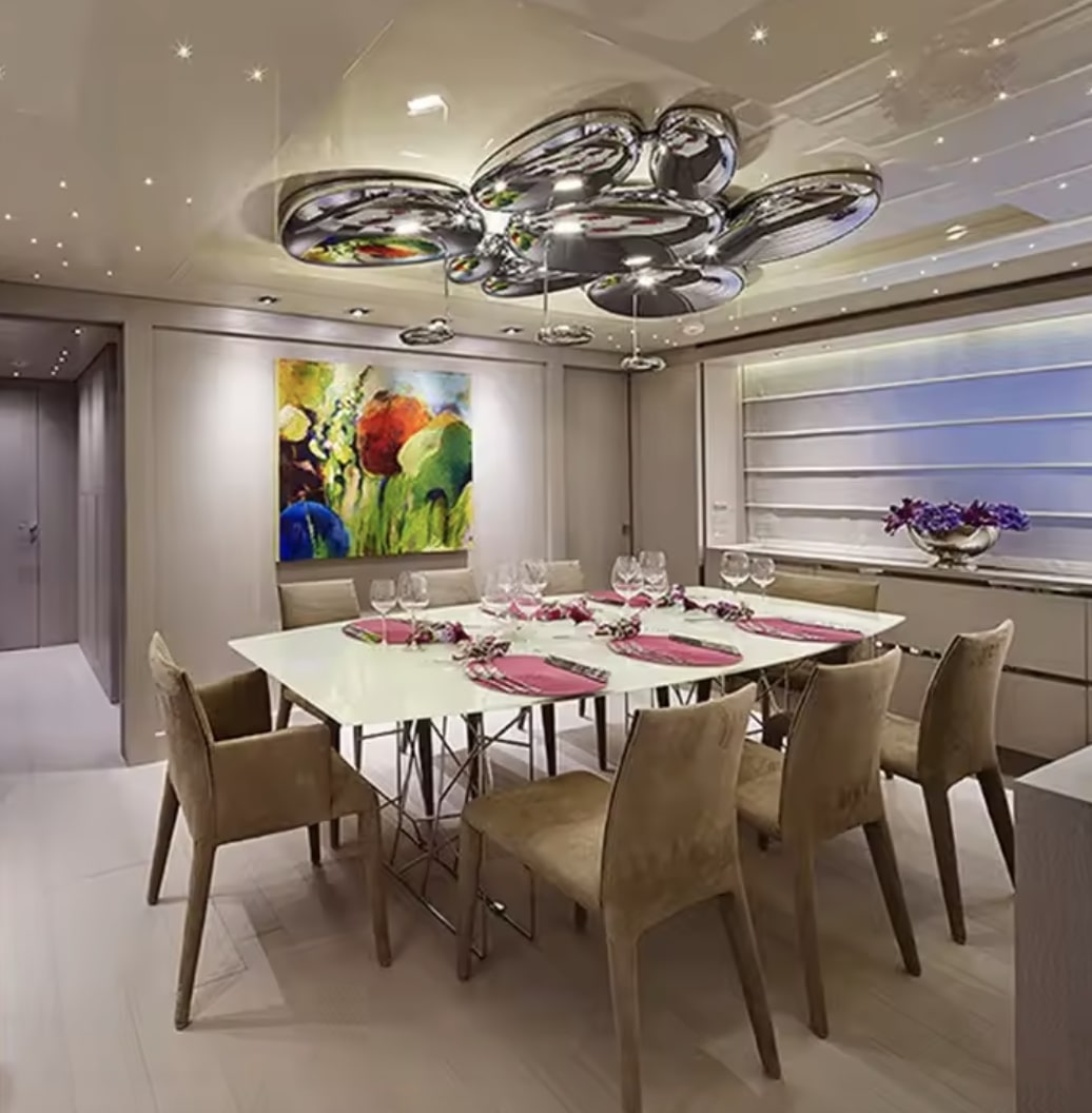 nowoczesna lampa sufitowa chromatic pebbles