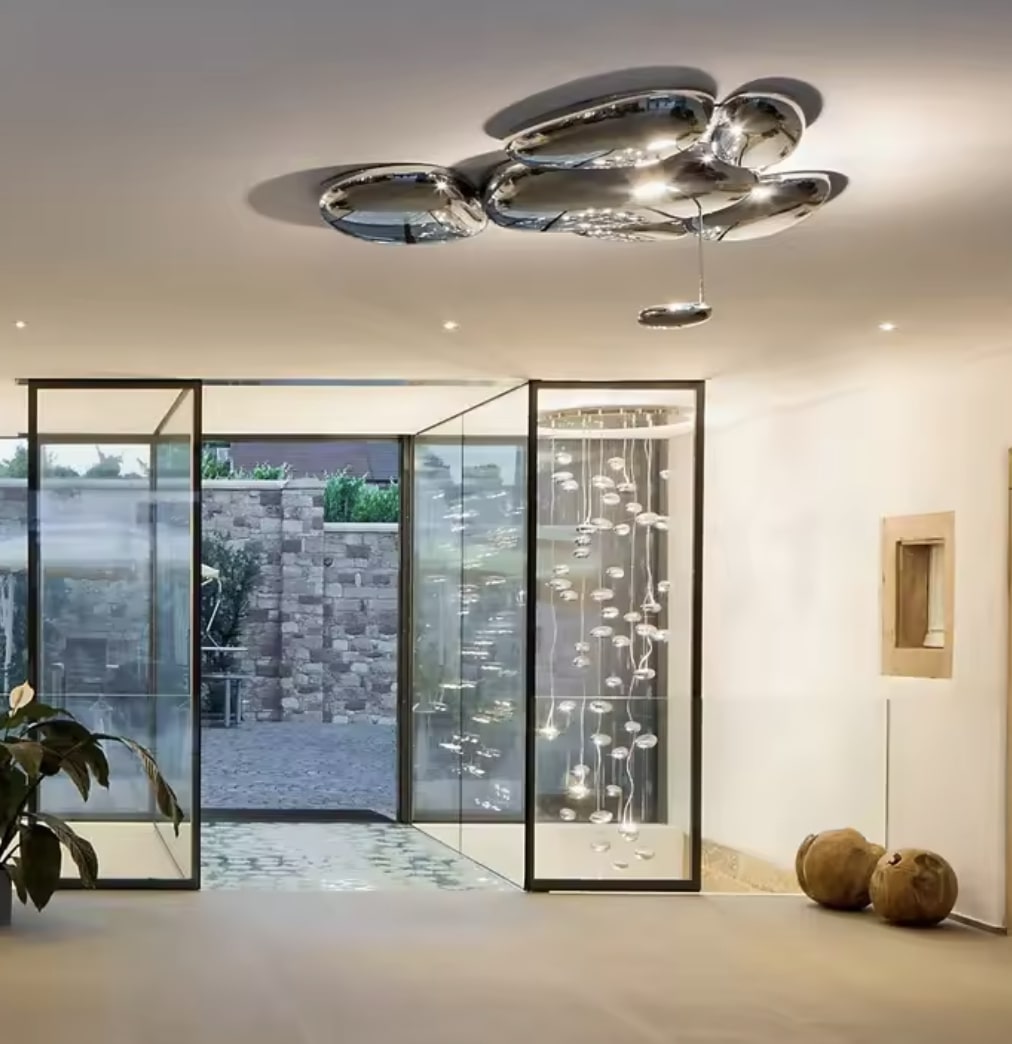 nowoczesna lampa sufitowa chromatic pebbles