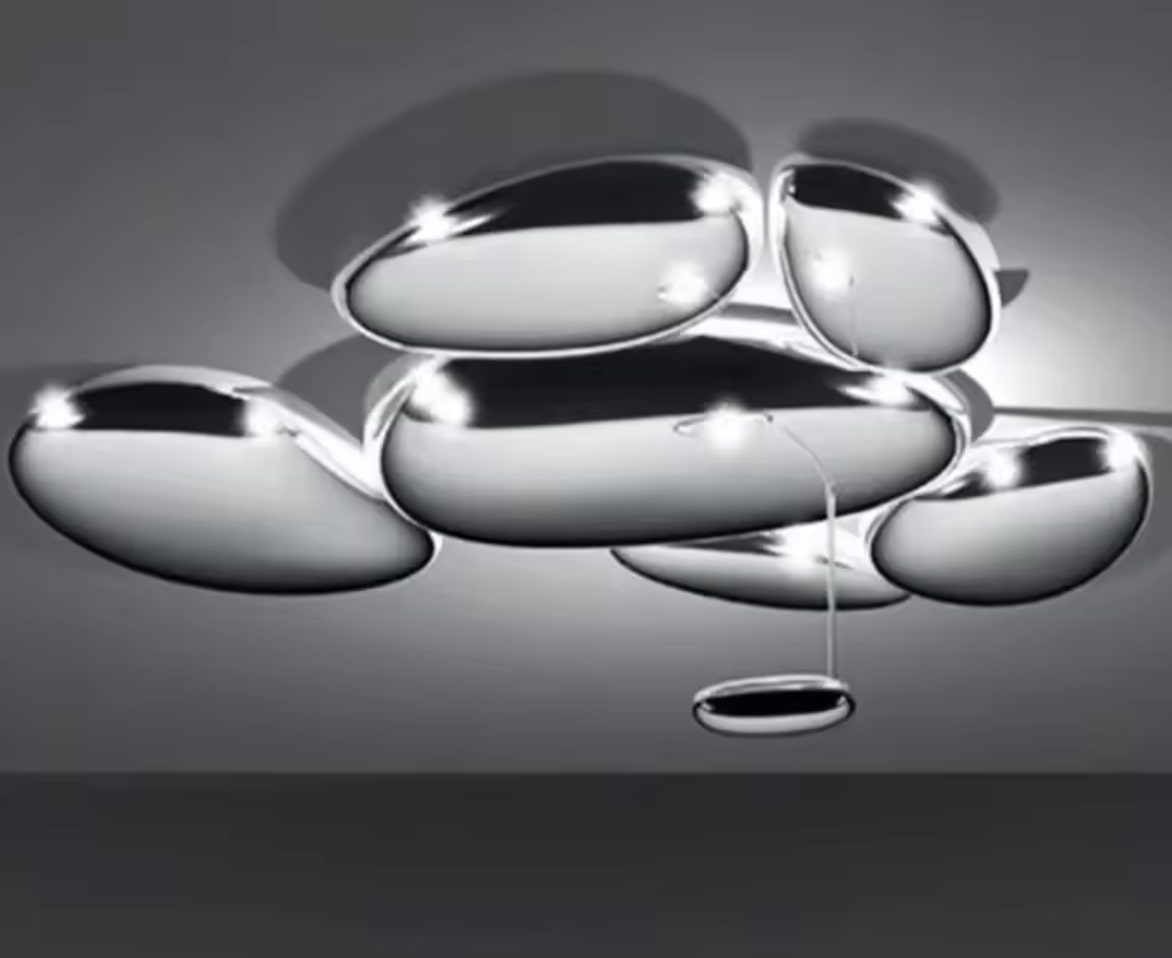 nowoczesna lampa sufitowa chromatic pebbles