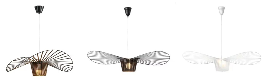 Nowoczesna lampa wisząca kapelusz słomkowy