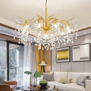 Nowoczesny Rozgałęziony Żyrandol Kryształowy Crystal Glamour