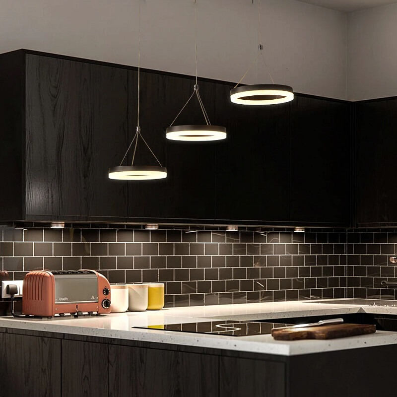 Nowoczesna Lampa Wisząca nad stół Ring LED - obrazek 3