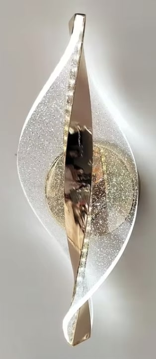 Nowoczesny kinkiet spirala lampa ścienna