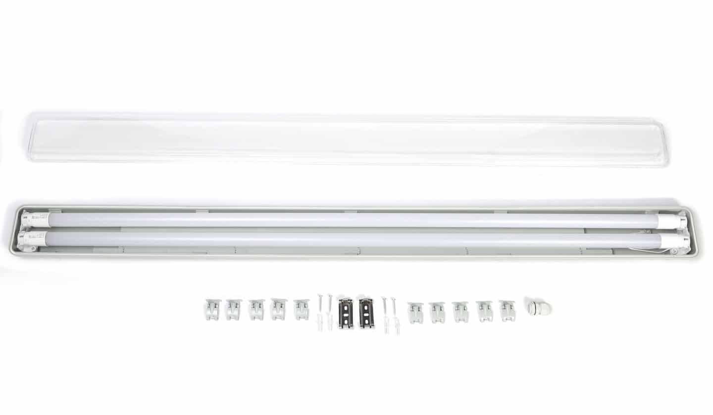 Zestaw 10szt Oprawa Hermetyczna 120cm + 20 Świetlówki LED 20W - obrazek 3