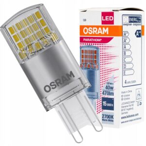 ŻARÓWKA LED G9 kapsułka 3.8W 40W 2700K 300st