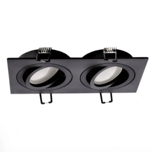 Oprawa Halogenowa Podwójna Czarna