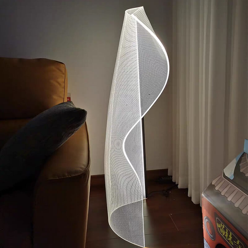 Szyba luminescencyjna, Lampa Podłogowa Gweilo LED - obrazek 6