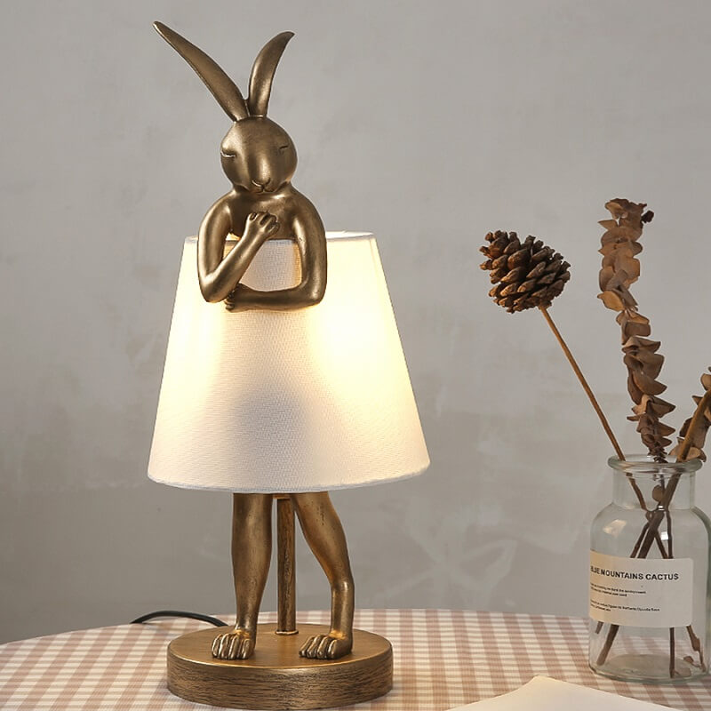 Oryginalna Lampa Stołowa Królik Glamour - obrazek 6