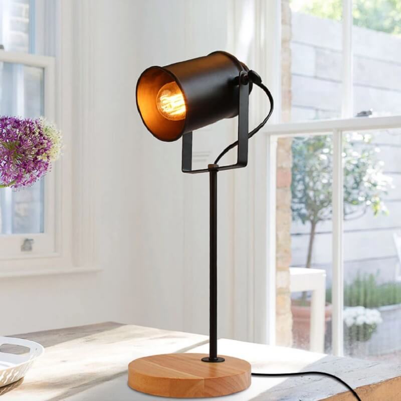 Oryginalna Lampa Stołowa Reflektor Loft