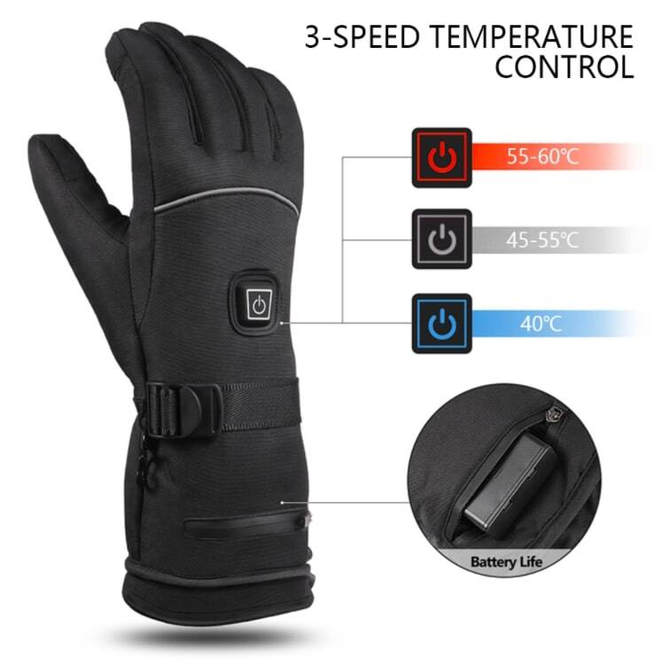 Podgrzewane Rękawiczki rozmiar M/L/XL - obrazek 9