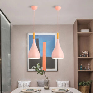 Pastelowa Lampa Wisząca Macarons Skandynawska