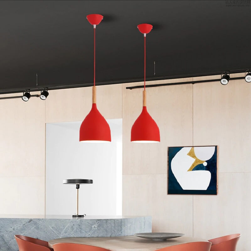 Pastelowa Lampa Wisząca Macarons Skandynawska - obrazek 4