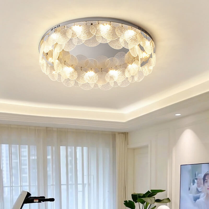 Perłowa Lampa Sufitowa Plafon Glamour - obrazek 5