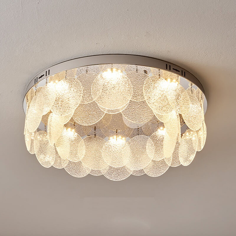 Perłowa Lampa Sufitowa Plafon Glamour