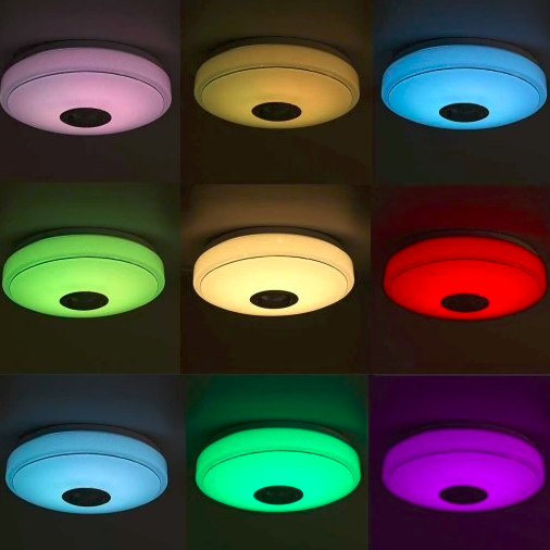 Plafon LED RGB 60W Głośnik Smart - obrazek 3