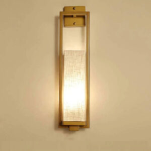 Podłużny Kinkiet Ścienny W Stylu Japońskim Boho