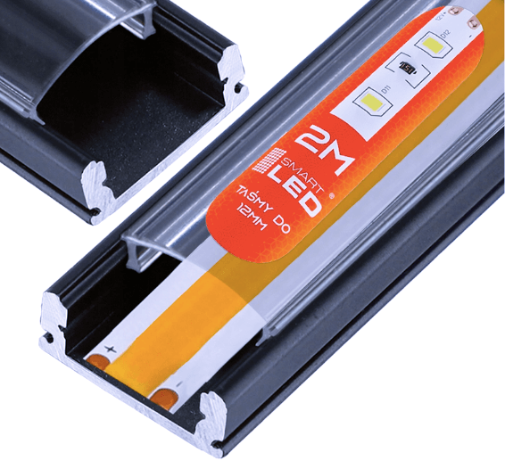 Profil Do Taśmy LED Natynkowy Klosz 1-2m - obrazek 3