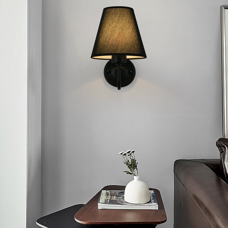 Klasyczna Lampa Ścienna Eleni Kinkiet z Abażurem - obrazek 11