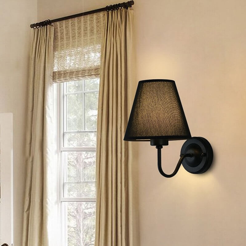 Klasyczna Lampa Ścienna Eleni Kinkiet z Abażurem - obrazek 10