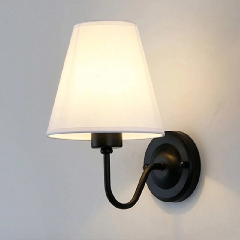 Klasyczna Lampa Ścienna Eleni Kinkiet z Abażurem - obrazek 2