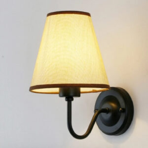 Klasyczna Lampa Ścienna Eleni Kinkiet z Abażurem