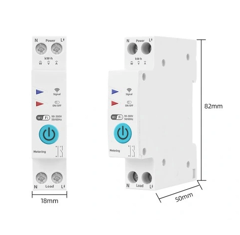 Przekaźnik WiFi 16A Pomiar Prądu Tuya Smart - obrazek 2
