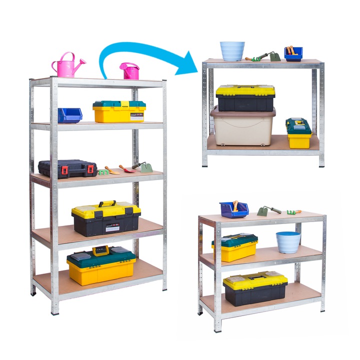 Regał metalowy Humberg 180x90x40cm 875kg - obrazek 5