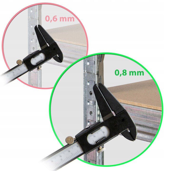 Regał metalowy Humberg 180x90x40cm 1325kg - obrazek 3