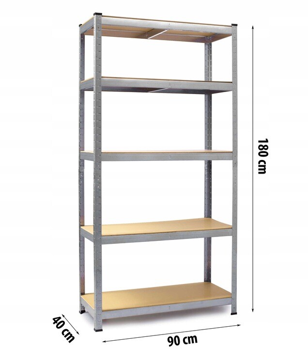 Regał metalowy Humberg 180x90x40cm 1325kg - obrazek 2