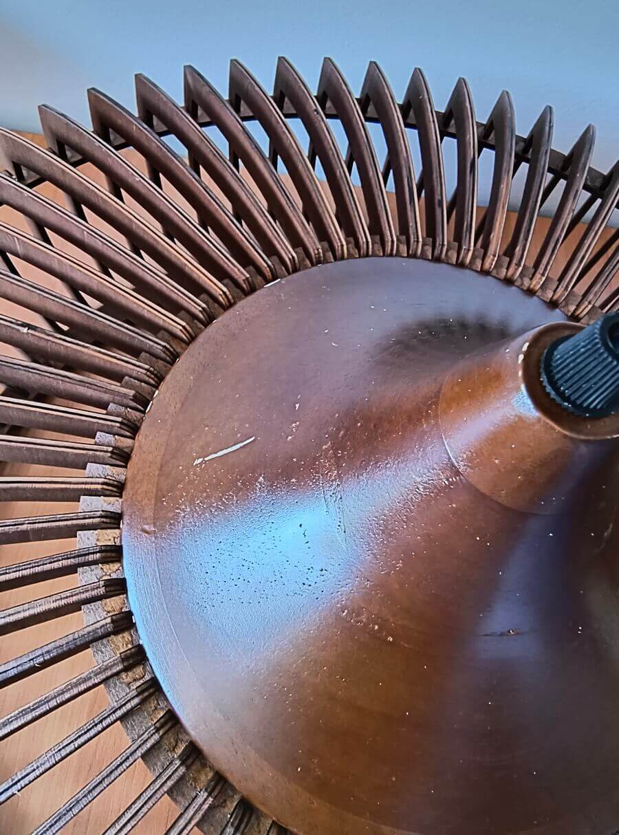 Rustykalna Drewniana Lampa Wisząca Kalahari Boho 55cm