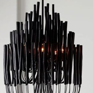 Rustykalna lampa wisząca gałęzie