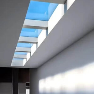 Lampa sufitowa LED niebieskie niebo panel z pilotem sztuczne słońce okno świetlne imitacja okna