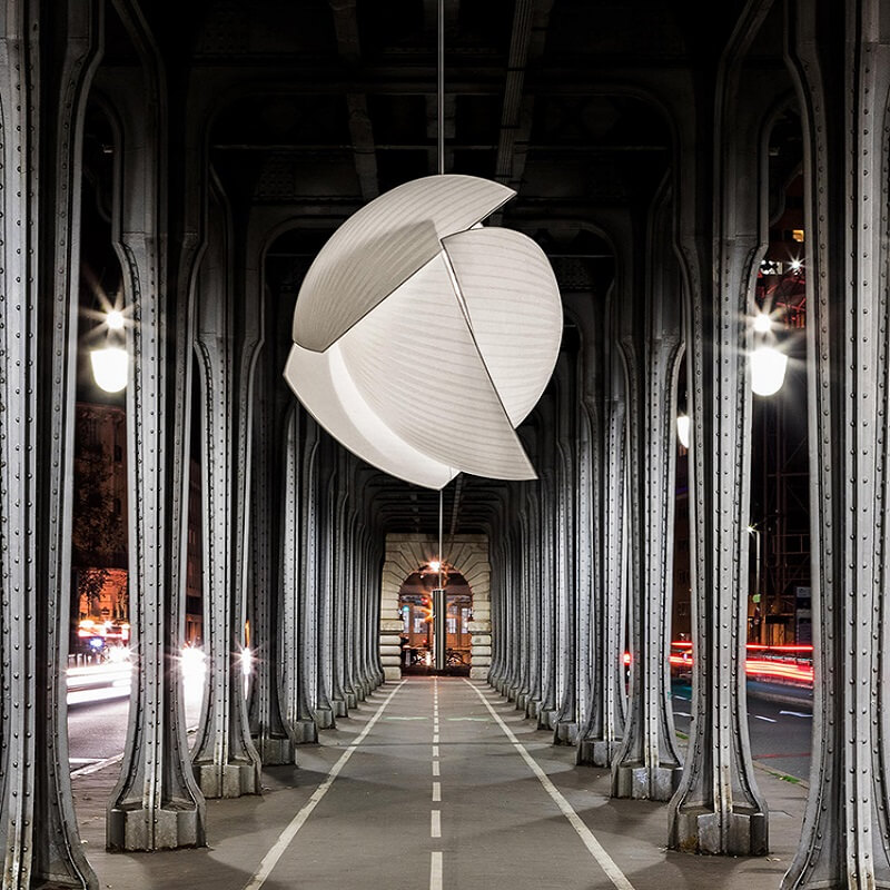 Skandynawska Lampa Wisząca Grok Voiles - obrazek 2