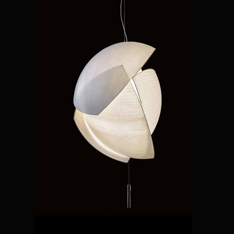 Skandynawska Lampa Wisząca Grok Voiles