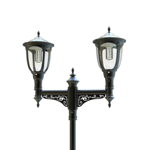 Solarna latarnia uliczna dwuramienna SLC-1100LL 2×12,5W LED