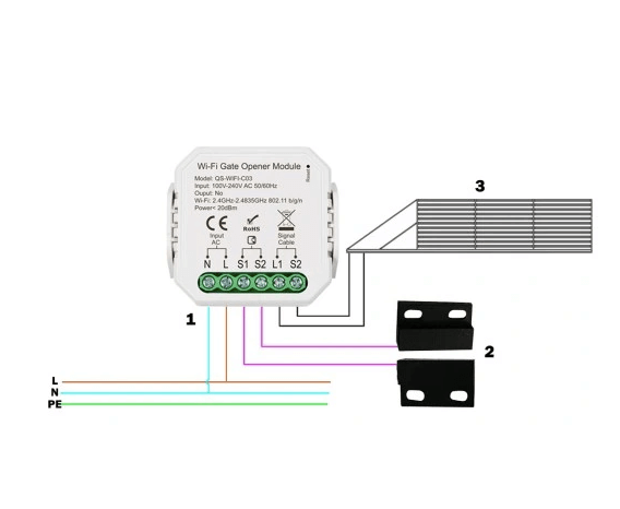 Sterownik Bramy Garażowej Tuya Czujnik - obrazek 3