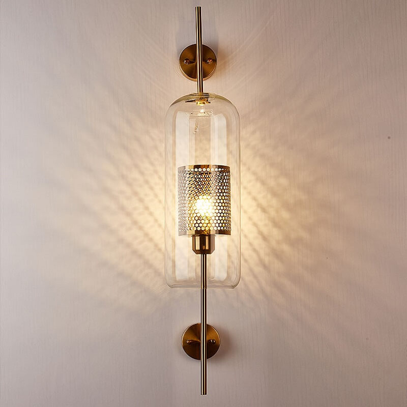 Szklana Lampa Ścienna Chiswick Eklektyczna - obrazek 2