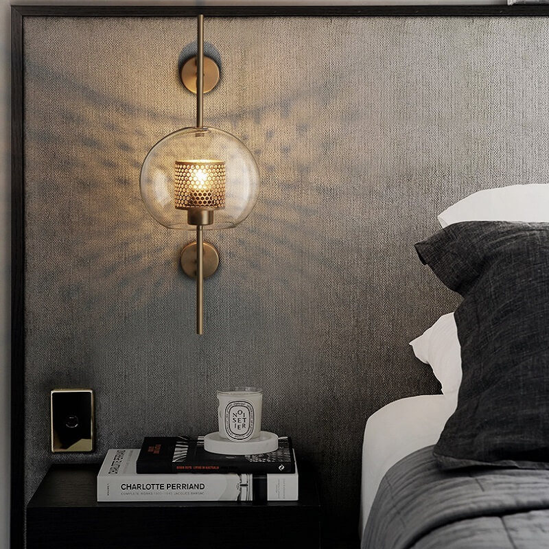 Szklana Lampa Ścienna Chiswick Eklektyczna - obrazek 8