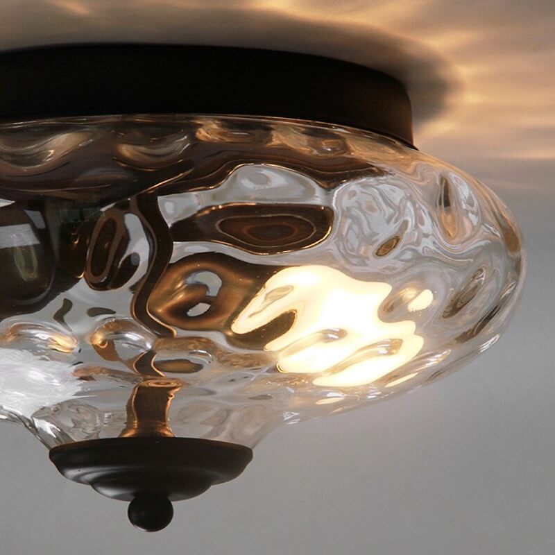 Szklana Lampa Sufitowa Flush Mount Eklektyczna - obrazek 2