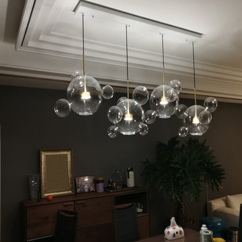 Szklana Lampa Wisząca Bubbles Art Deco TYP C - obrazek 9