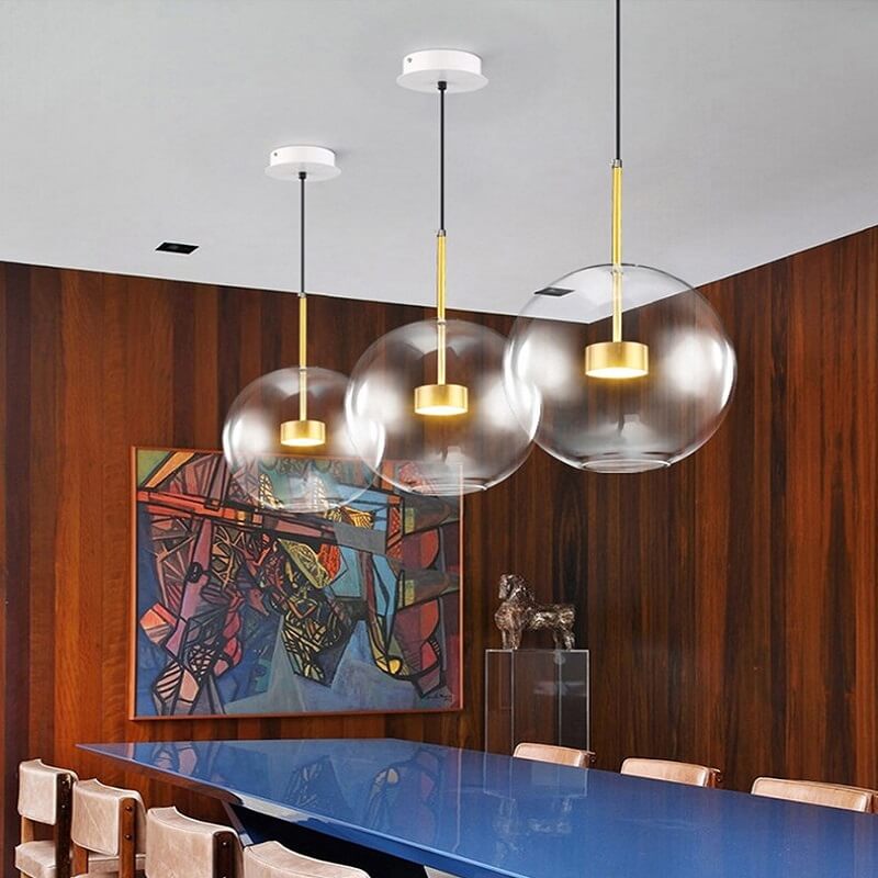 Szklana Lampa Wisząca Bubbles Art Deco TYP B - obrazek 2