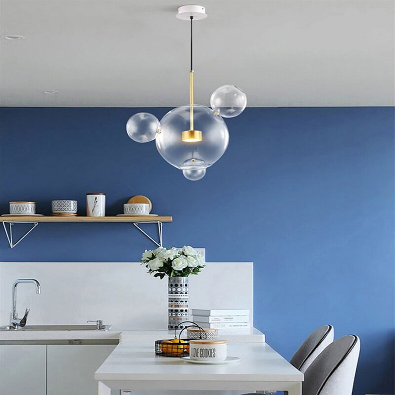 Szklana Lampa Wisząca Bubbles Art Deco TYP B