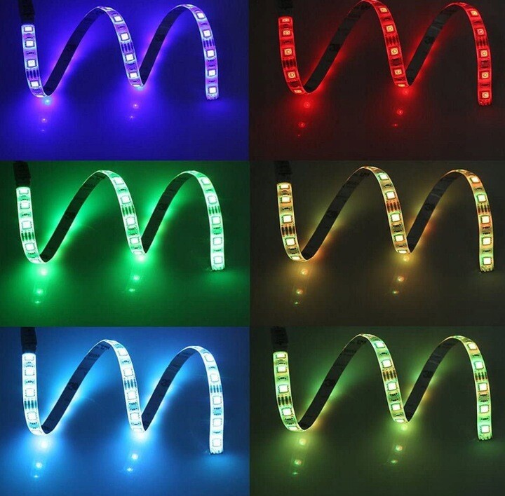 Taśma Led RGB USB 1M Bluetooth TV - obrazek 4