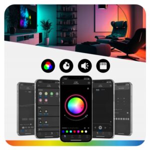 Taśma LED RGB 15m Bluetooth