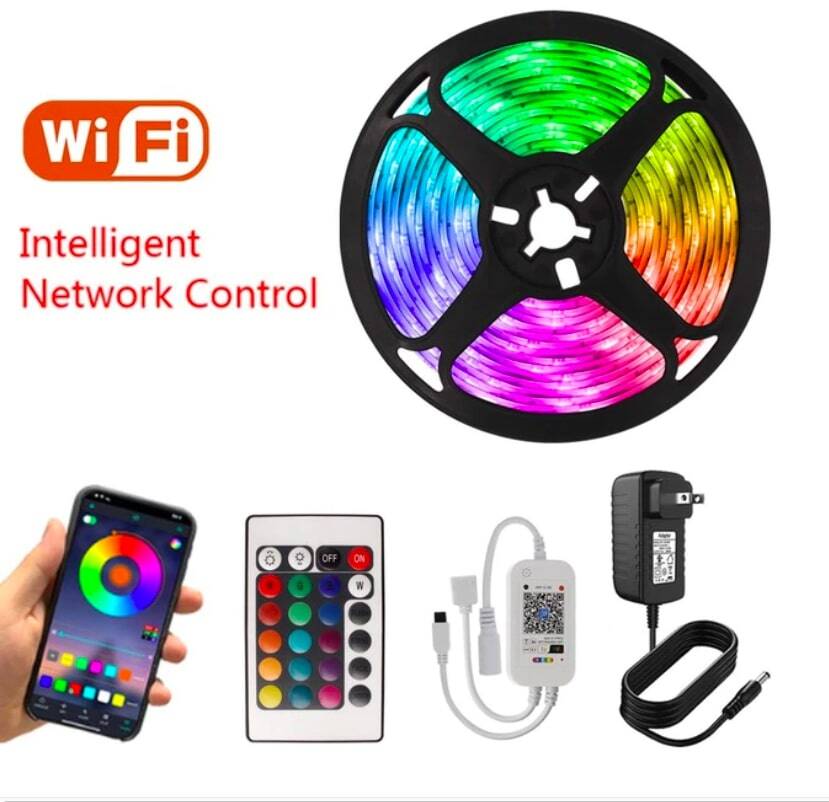 Taśma LED RGB 5050 WIFI 15M Magic Home komplet