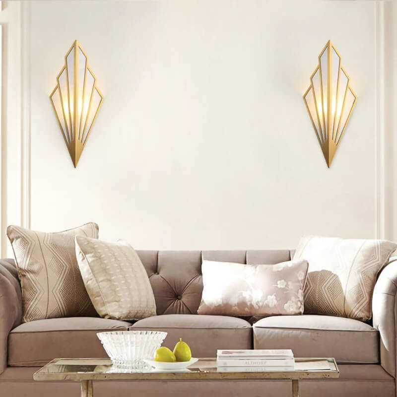 Trójkątna Lampa Ścienna Art Deco - obrazek 13