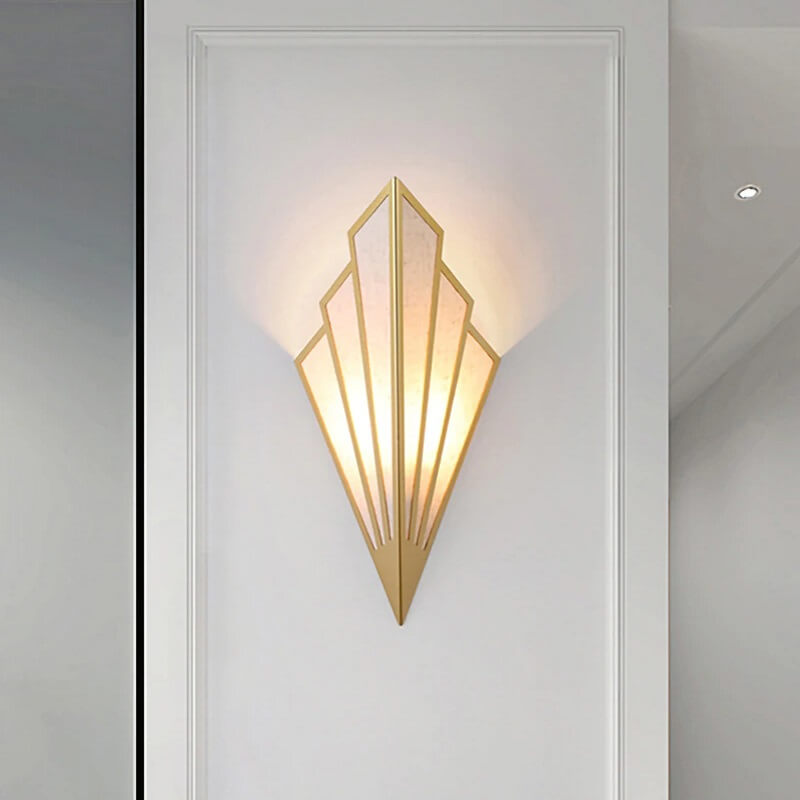 Trójkątna Lampa Ścienna Art Deco - obrazek 7