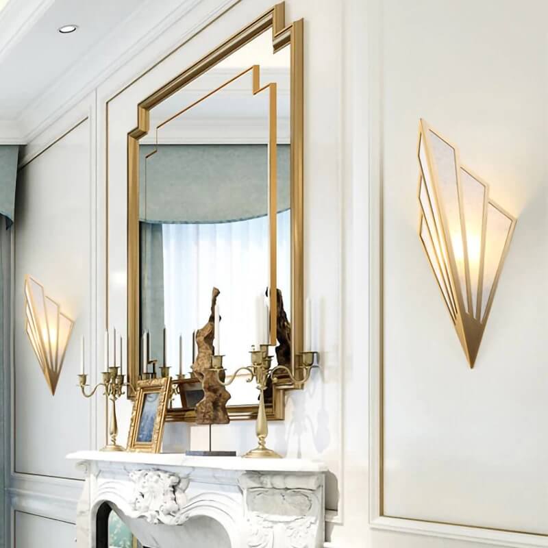 Trójkątna Lampa Ścienna Art Deco - obrazek 12